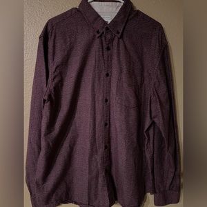 Old Navy Men's Casual Long Sleeve Button Down Shirt Slim Fit XL